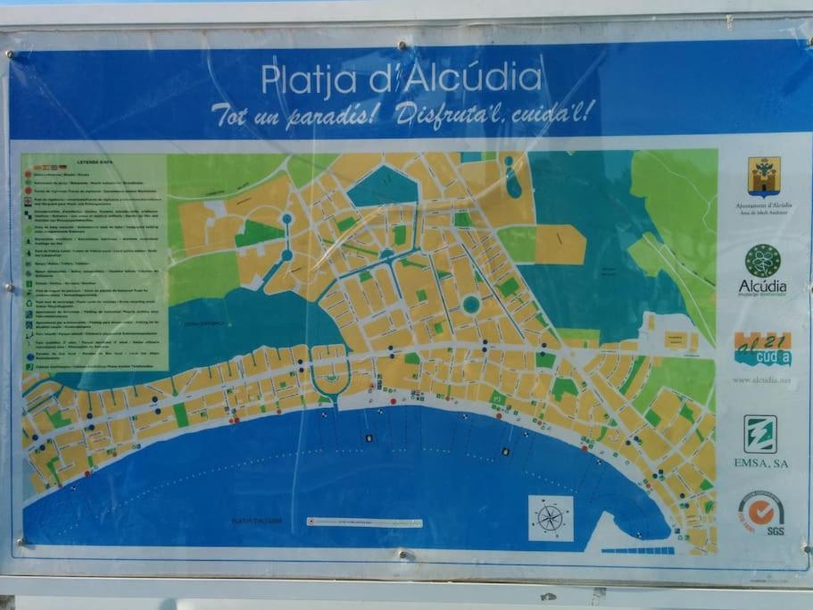 Piso Moderno Con Piscina Siesta 2 Lägenhet Port de Alcudia  Exteriör bild